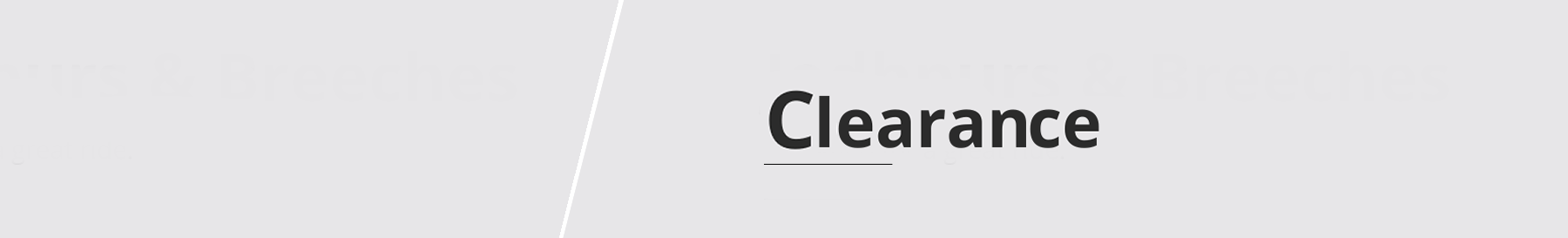 Clearance